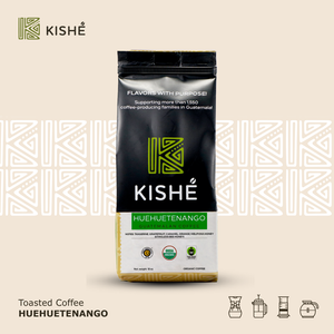 Organic Huehuetenango toasted coffee notes, 12onz Kishe Organics