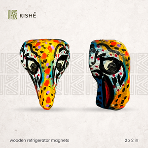 Wooden magents by Kishé Organics